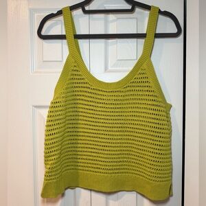 Abercrombie & Fitch Lime Knit Tank Top